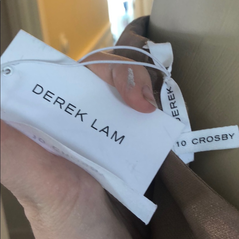 NWT DEREK LAM Gold Top - Picture 5 of 6